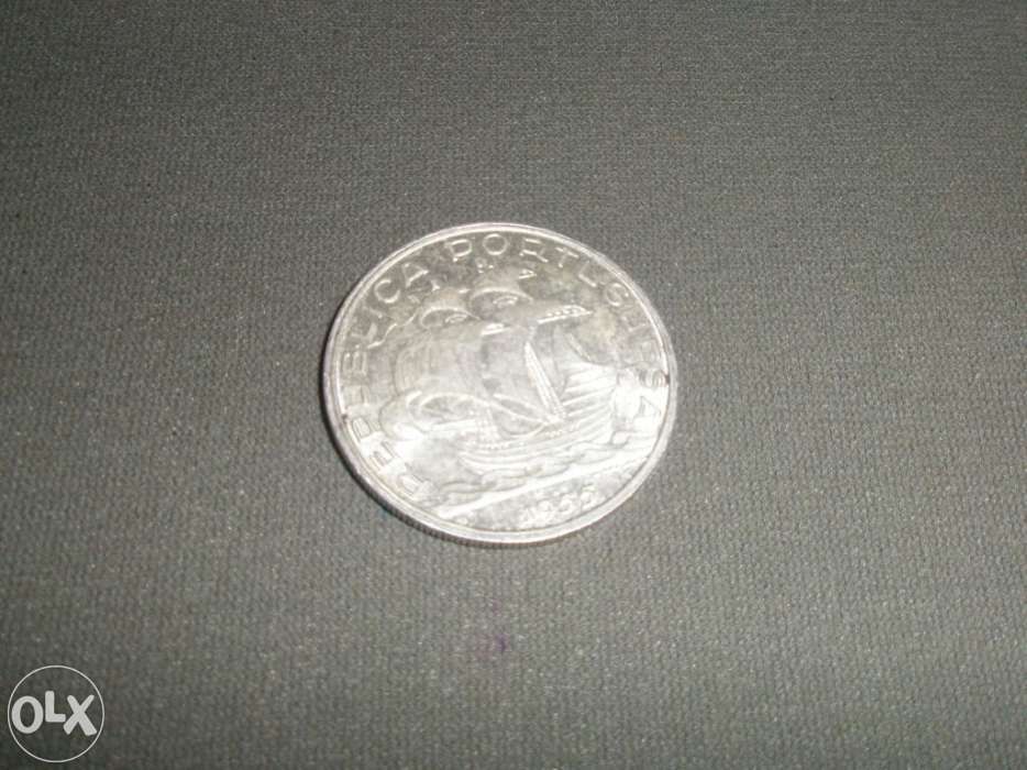 MOEDA DE 10$00 PRATA 1955 Republica Portuguesa