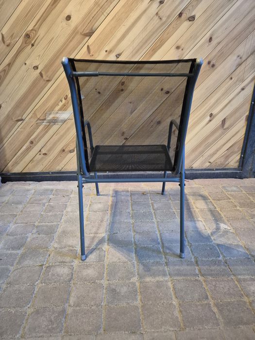 19szt Krzesło tarasowe metalowe z siatką | Ogród | Leżak | Taras |