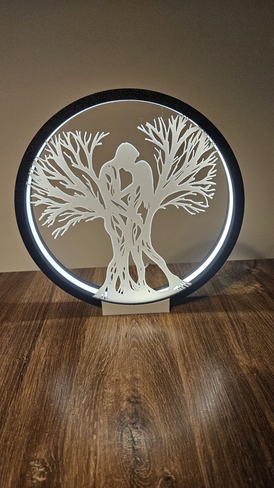 Lampka dekoracyjna LED na USB biała