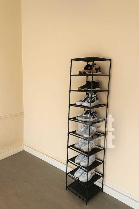 Przechowywanie dom 10 poziomów na pudełka wysokie czarny