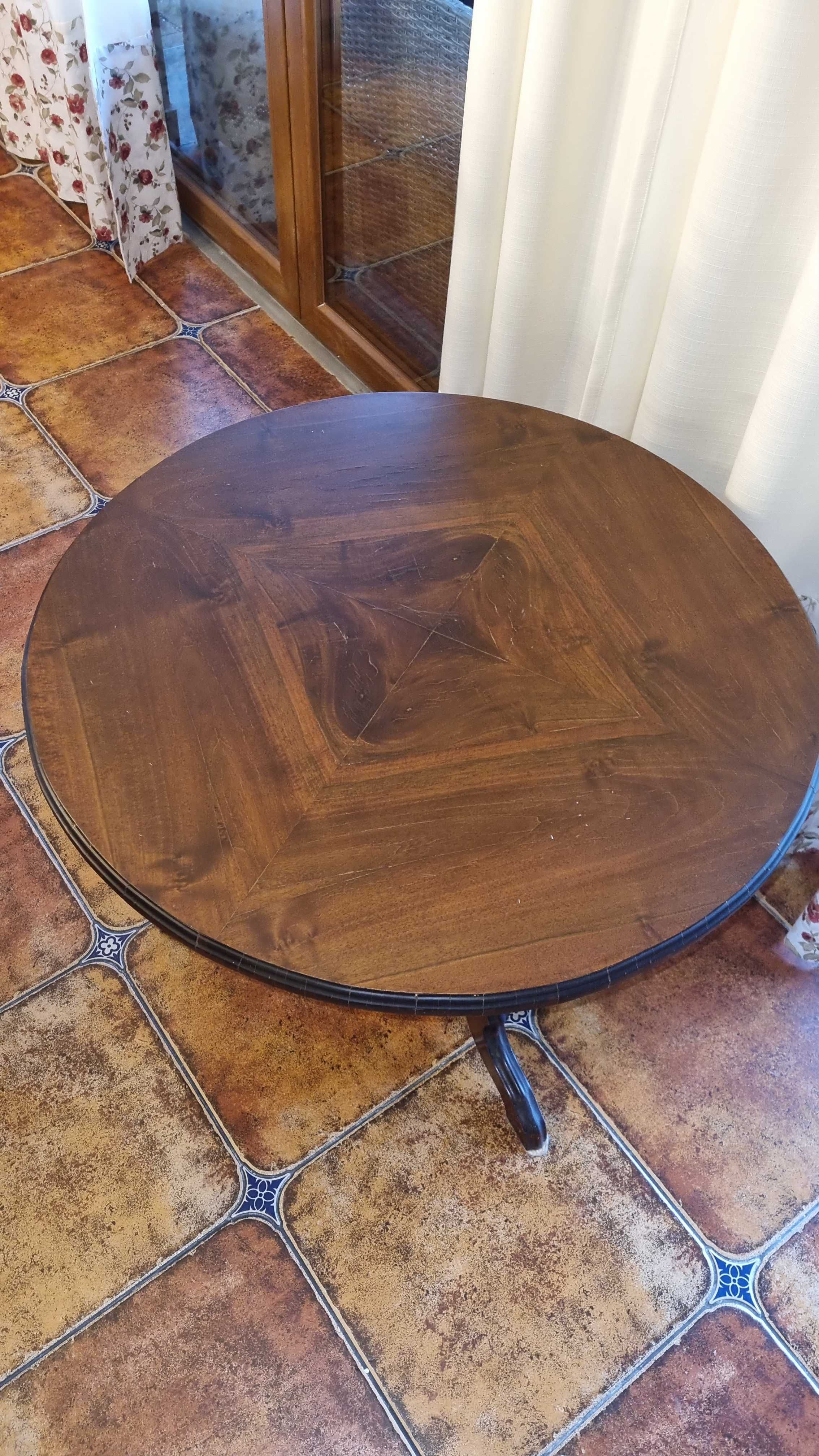stolik, stół okrągły śr.87cm orginalny