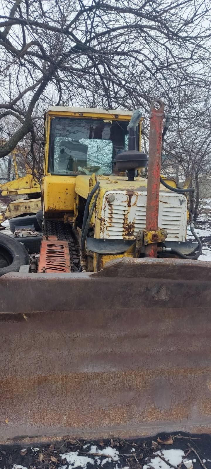 Бульдозер з перекосом. Турбований