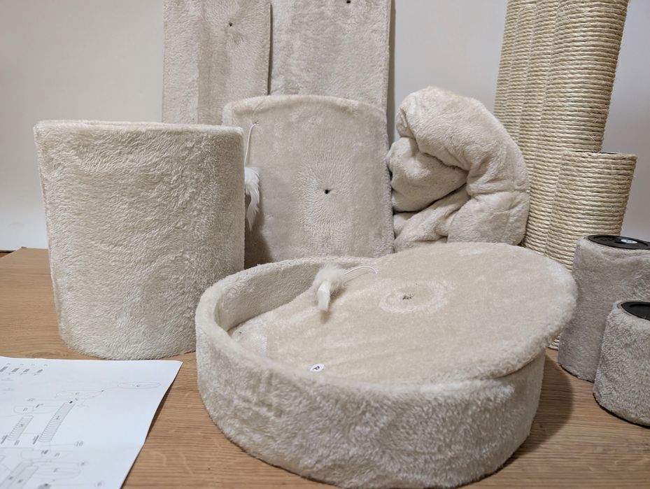 Penelope Drapak Dla Kota Beżowy 55X40X116Cm Po Zwrocie