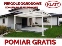 Pergole ogrodowe - Konstrukcje aluminiowe KLATT - Pomiar Gratis