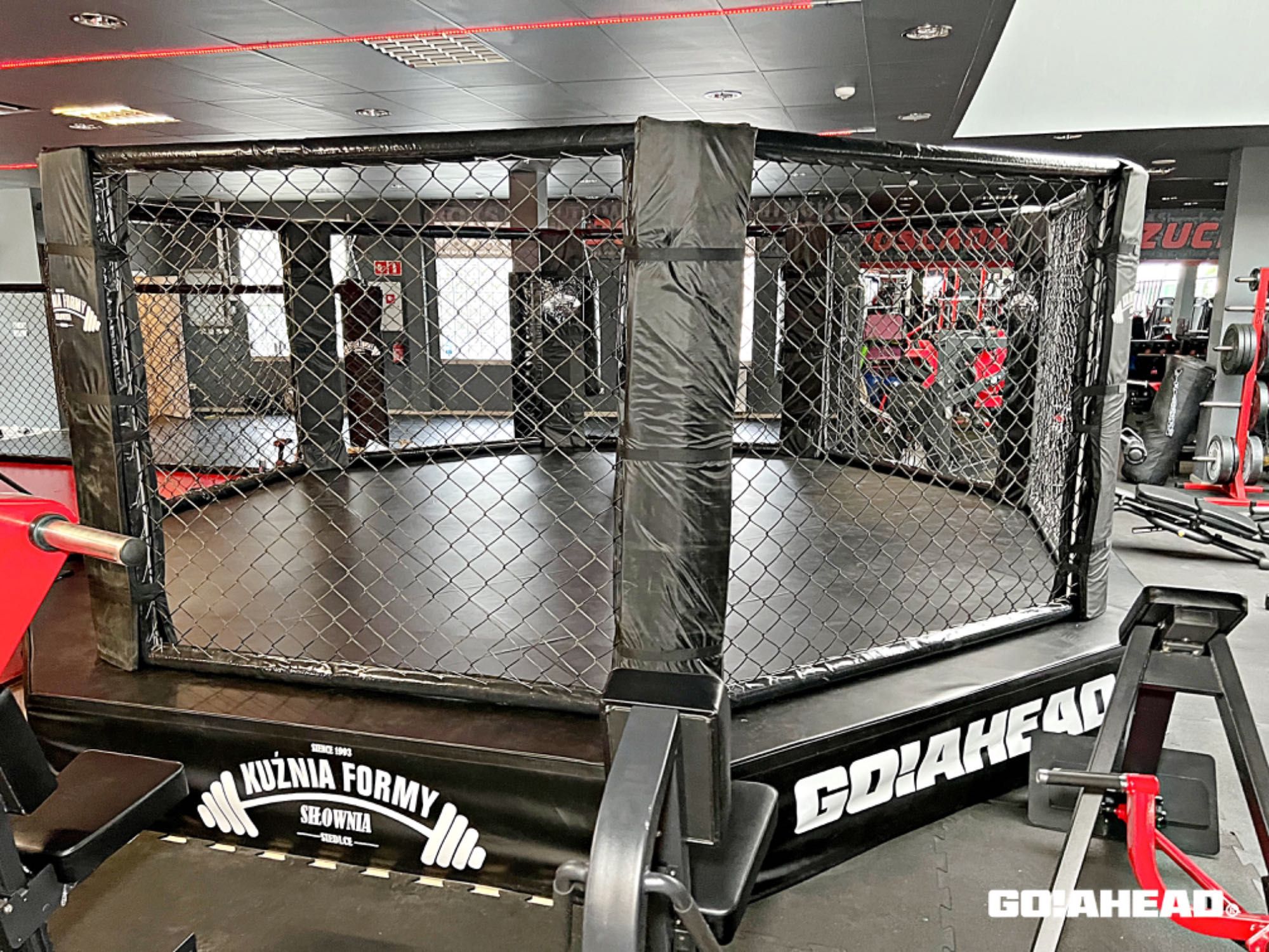 OCTAGON MMA Profesjonalny 6m z podestem NOWY SUPER CENA !