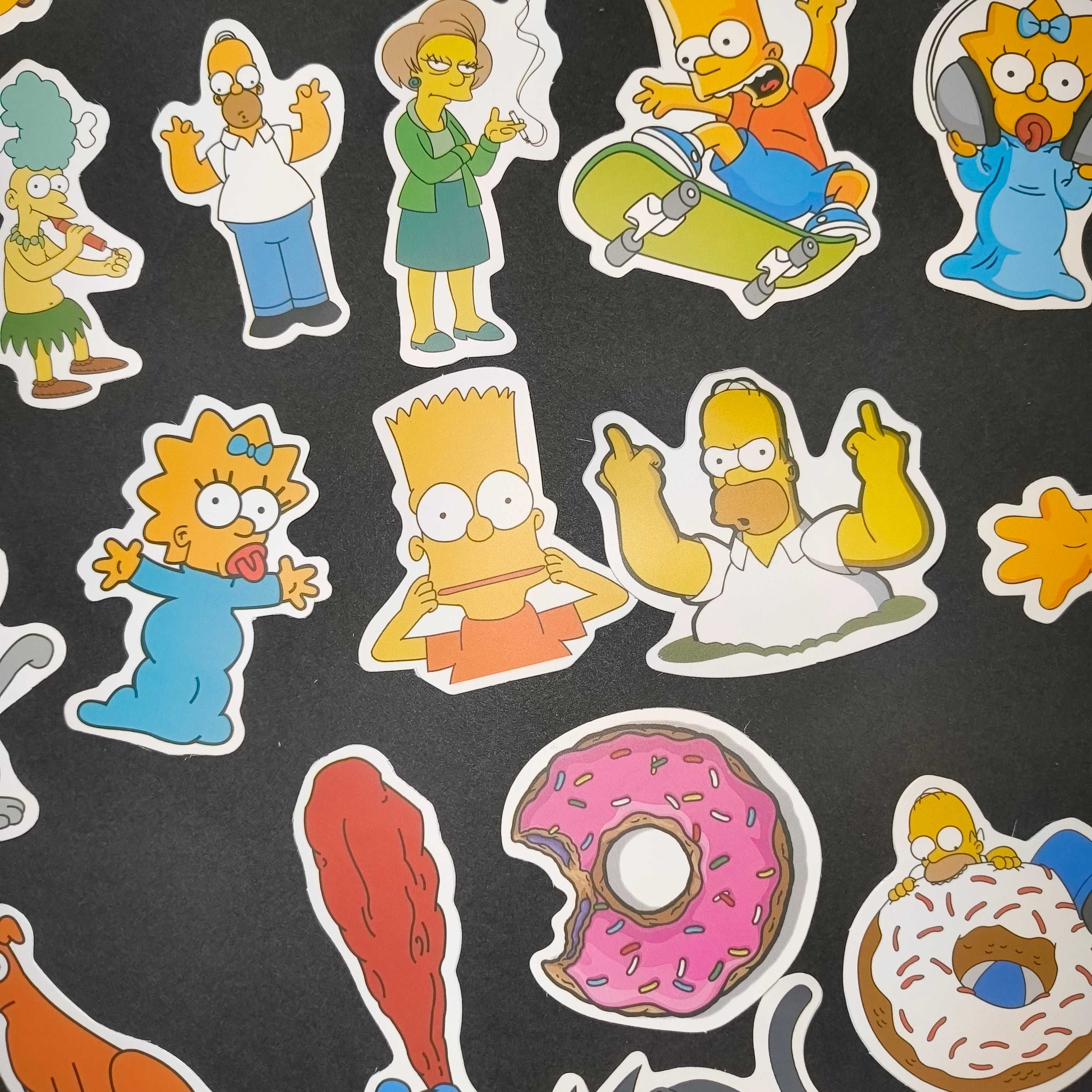 50 Autocolantes Stickers Simpsons