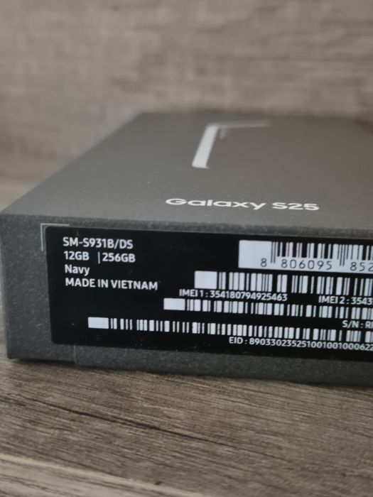 Samsung S25 256Gb Nowy Bez Rat Gwarancja PL
