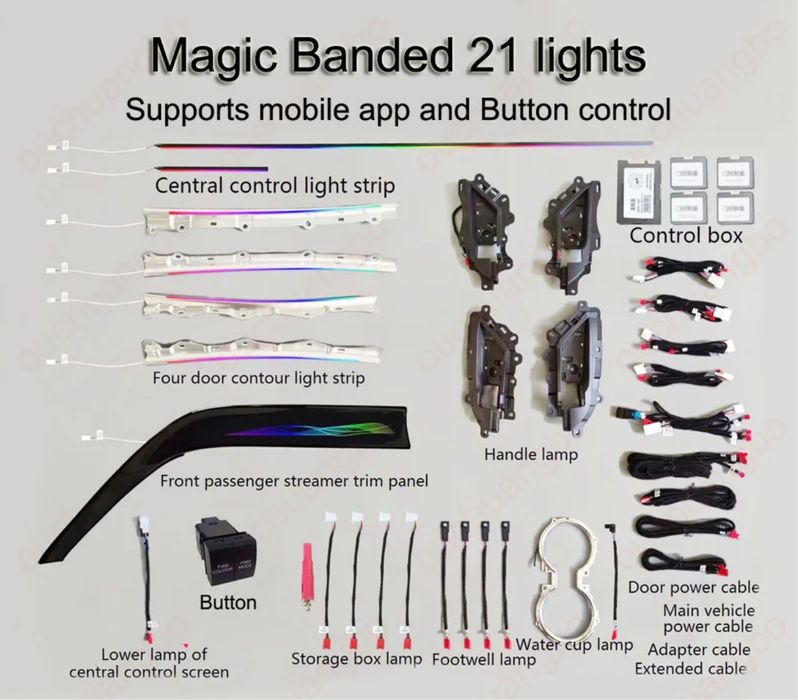Toyota Camry 70/80 Lexus RX штатная подсветка салона Premium качества!