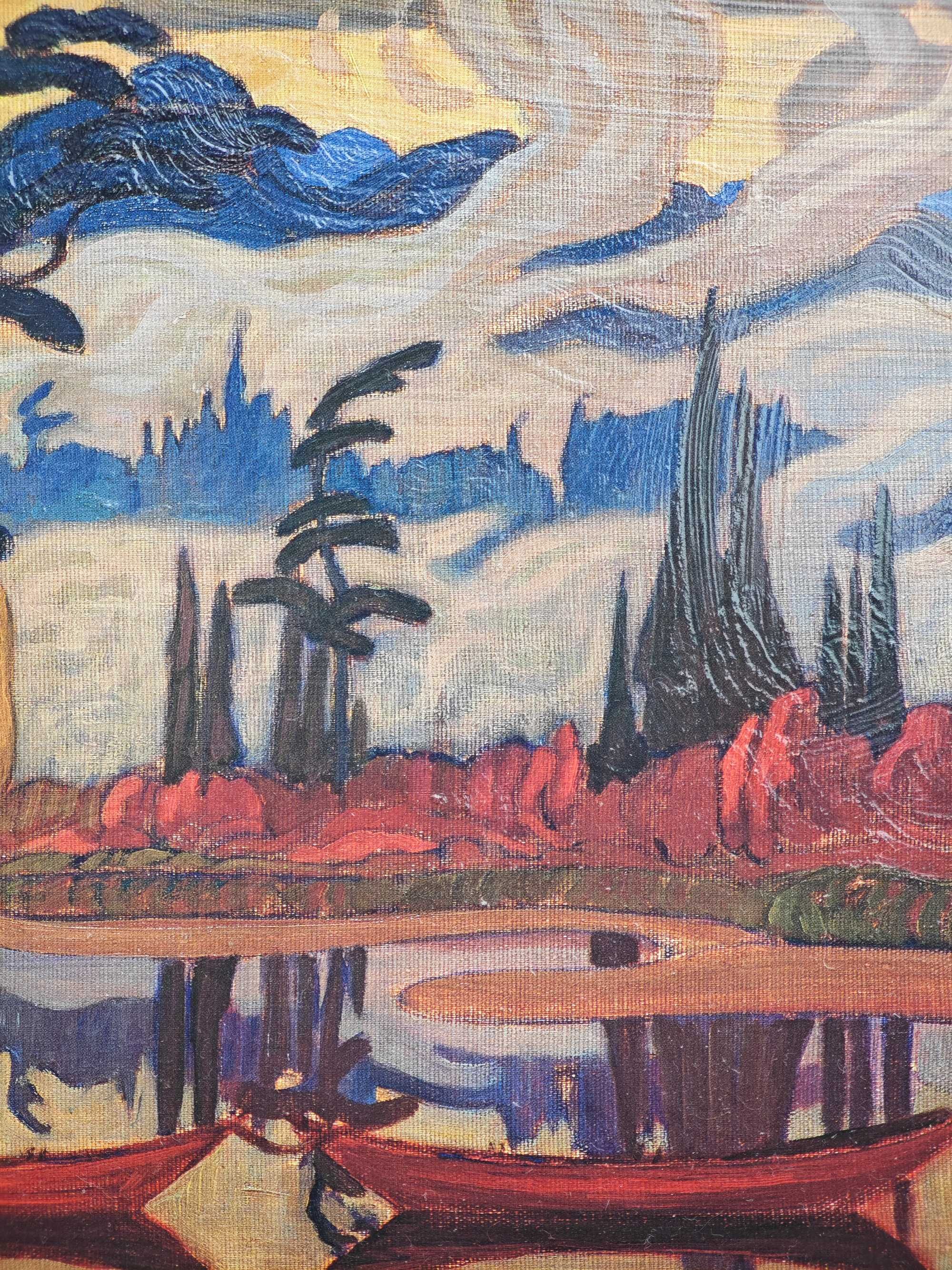 J.F.H. Mac Donald 1922 Mist Fantasy Artysta  Group of Seven olej