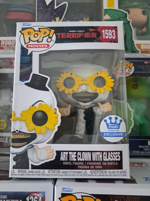 Funko Pop Art the clown with glasses