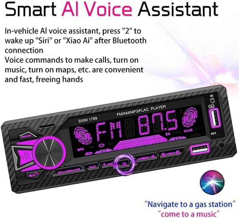 Autoradio Bluetooth microSD USB AUX