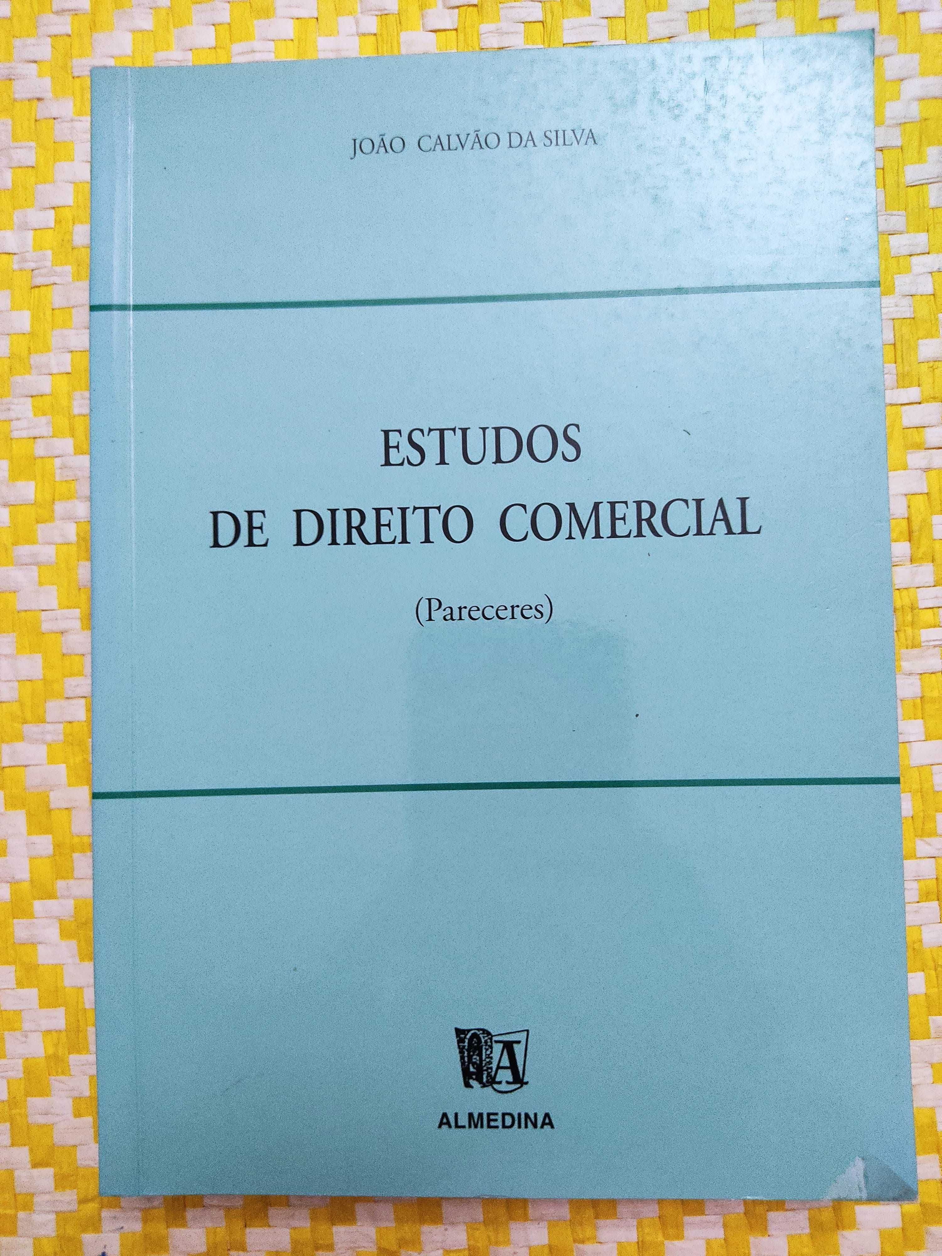 ESTUDOS DE DIREITO COMERCIAL (Pareceres) 
João Calvão da Silva