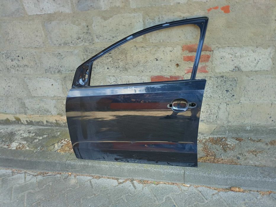 Drzwi przednie lewe VW Polo 6R 6C czarny metalik 2009-> nr4518