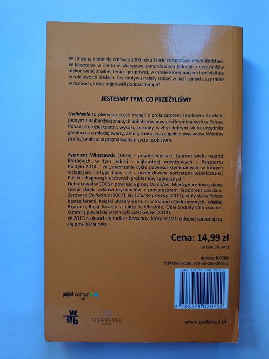 Uwikłanie " Zygmunt Miłoszewski