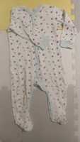 2 x piżama pidżama pajac ze stopami r.80 Pepco biedronki motyle
