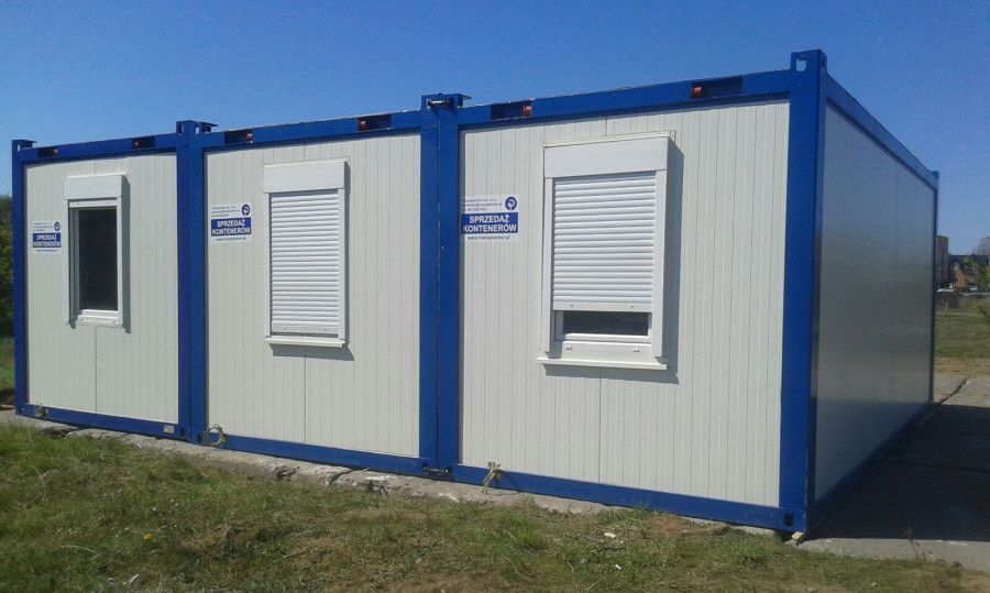 Przechowalnia wynajem kontener morski socjalny Leszno Rawicz transport