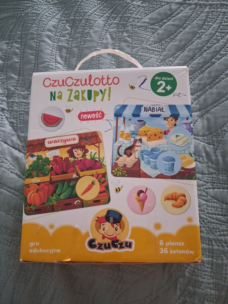 CzuCzu na zakupy puzzle gra dziecięca 2+