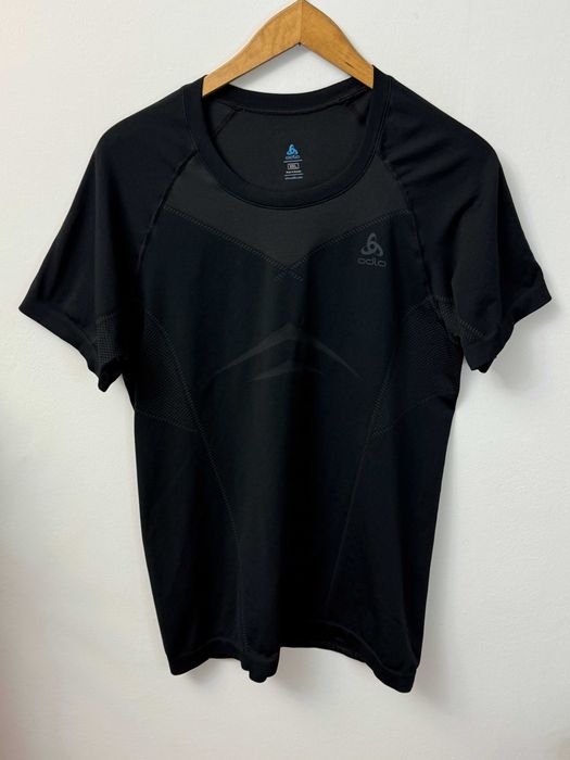 Koszulka sportowa kompresyjna tshirt czarny Odlo rozmiar XXL