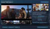 Grand Theft Auto V Steam (гта 5 в стиме)