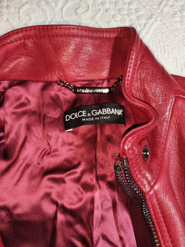 Casaco Dolce & Gabbana de couro