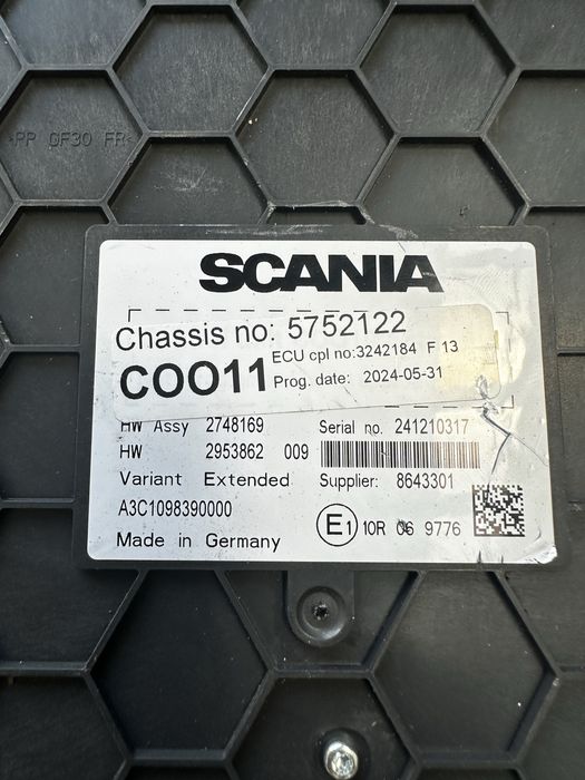 Koordynator komputer sterownik C0011 ECU Scania Super