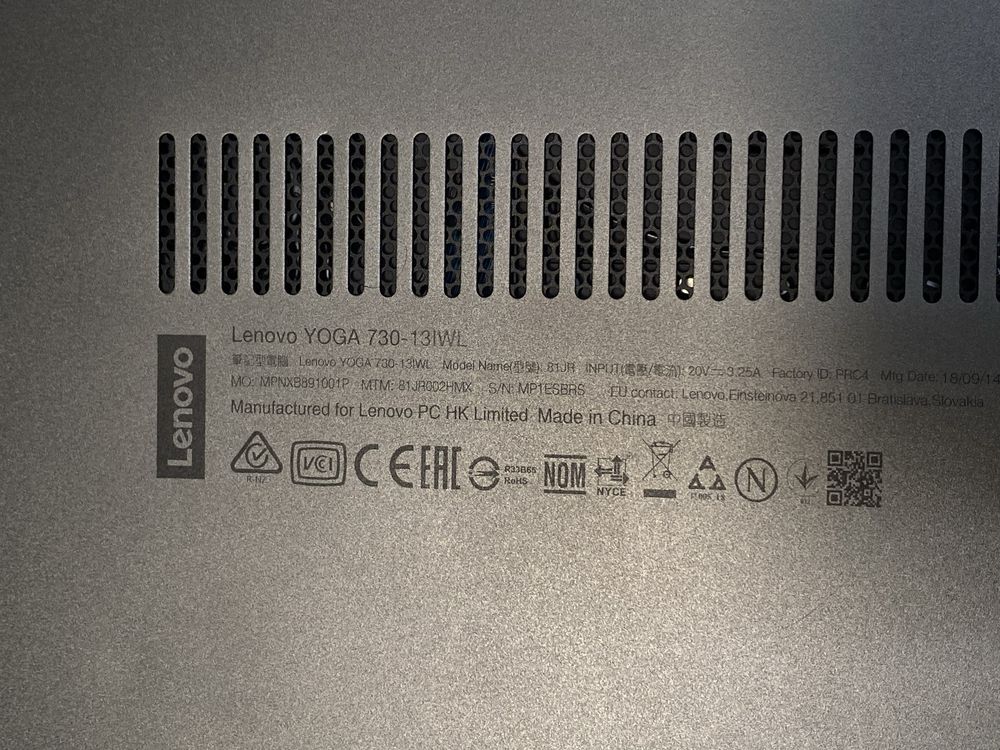 Laptop Lenovo Yoga 730-13-IWL