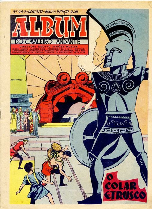 Banda Desenhada Vintage - Álbum do Cavaleiro Andante