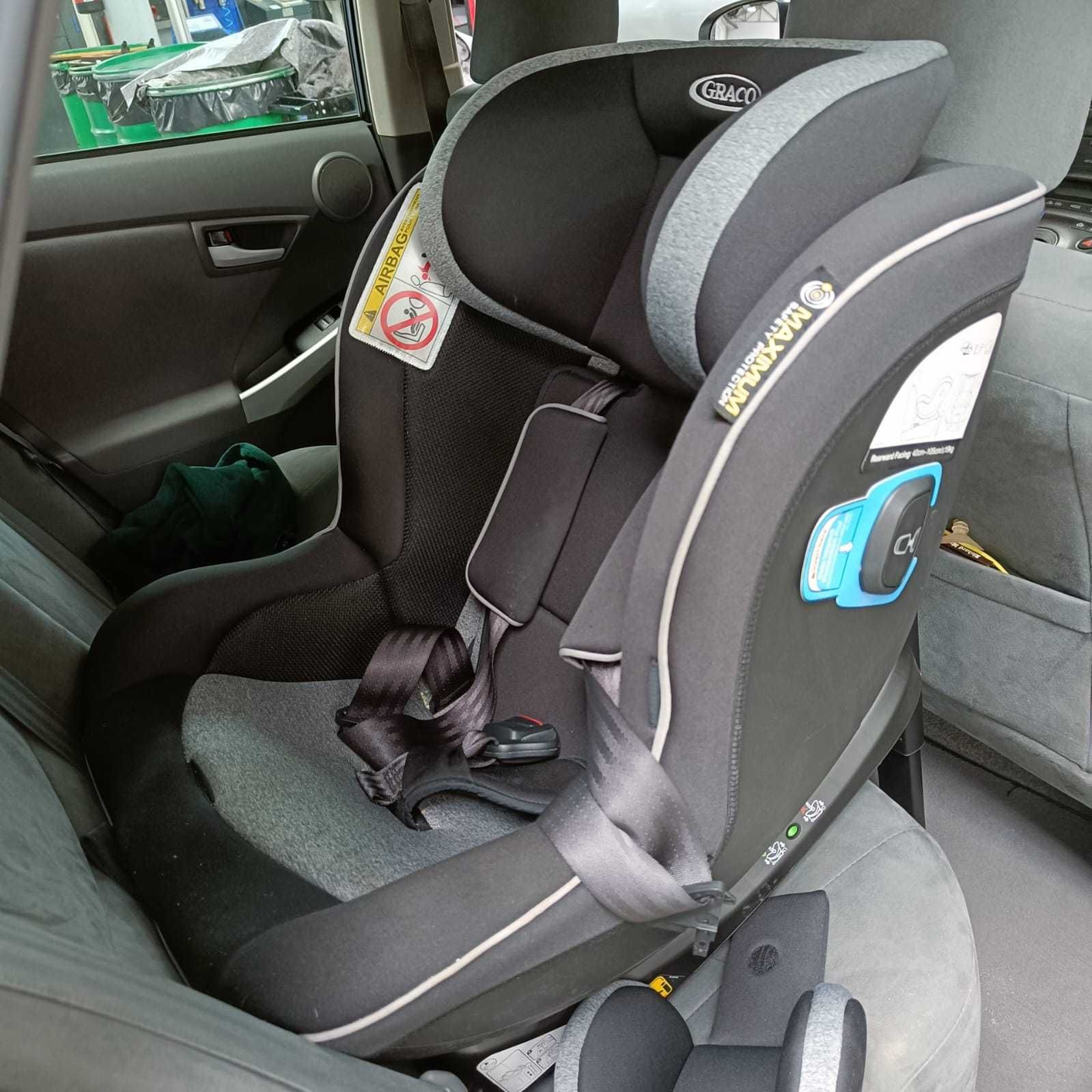 GRACO Cadeira auto ASCENT - Black com Base ISOFAMILY (PLUS TEST)