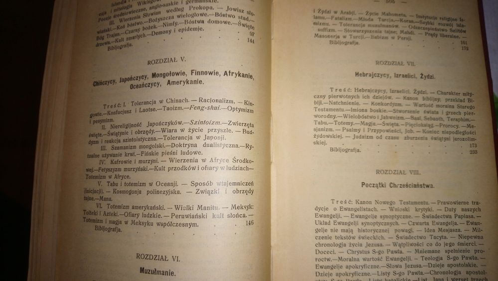 Stara księga Orfeusz czyli Dzieje Powszechne Religji 1914r