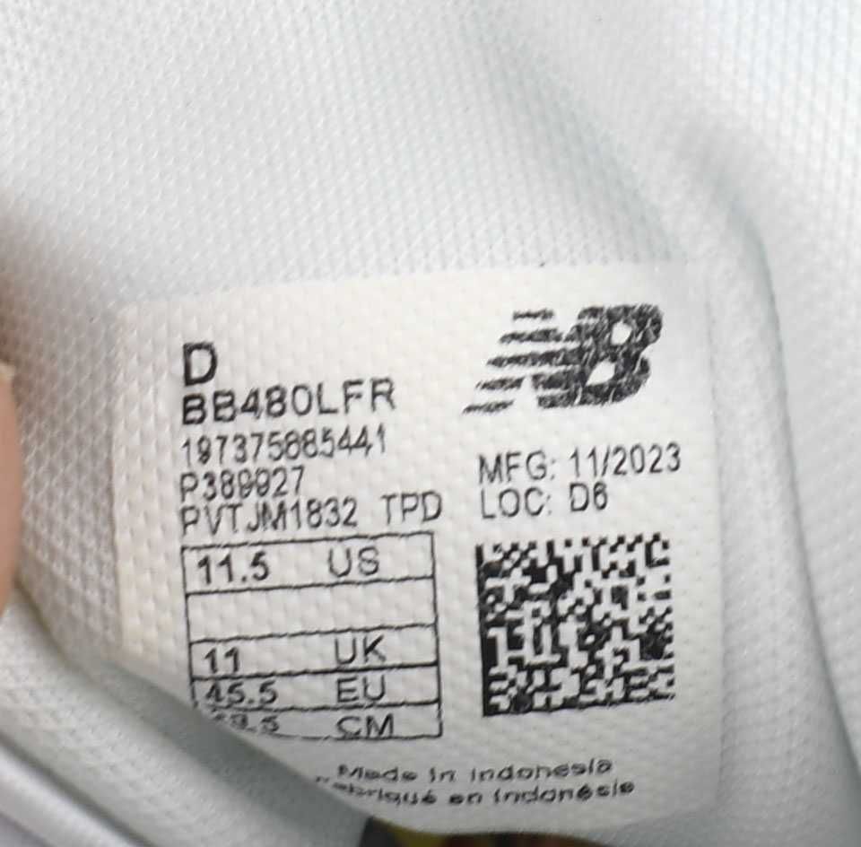 Jak nowe New Balance bb480lfr roz. 45,5