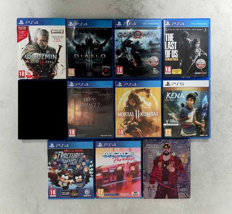 Gry PS4 i PS5 najtaniej - każdą z osobna wystawię w opcji z wysyłką :)