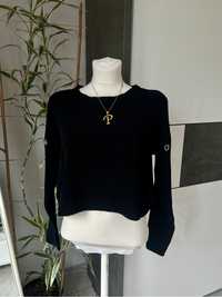 Młodzieżowy czarny krótki sweter sweterek 170/176
