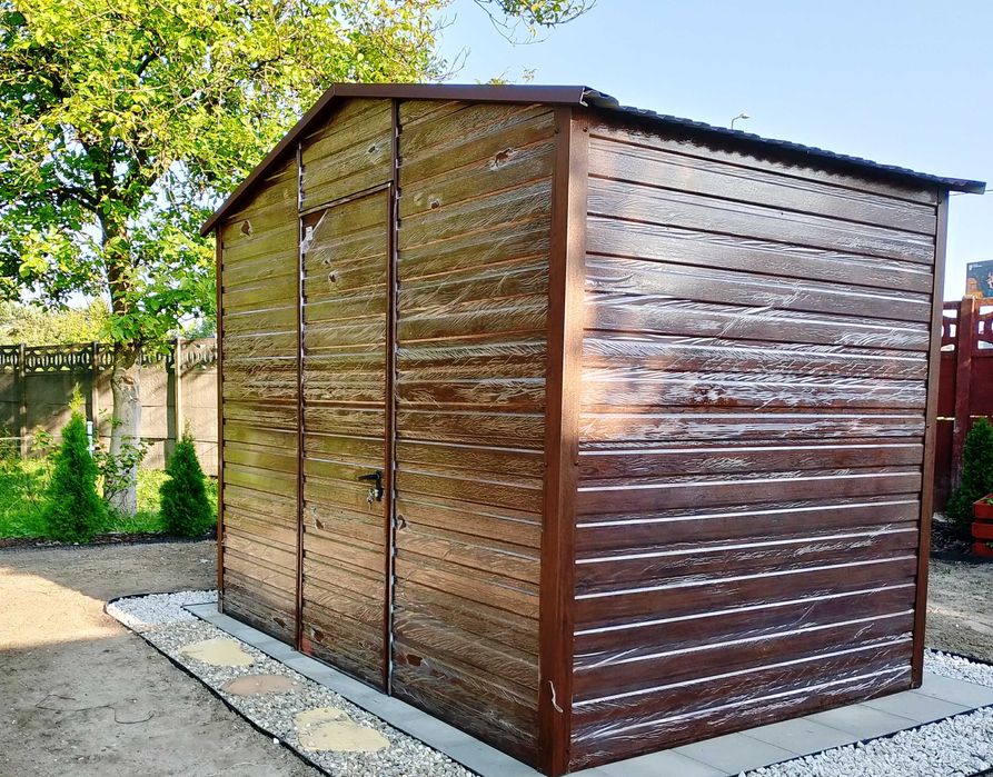 Grafitowy Schowek Domek Ogrodowy OKAZJA