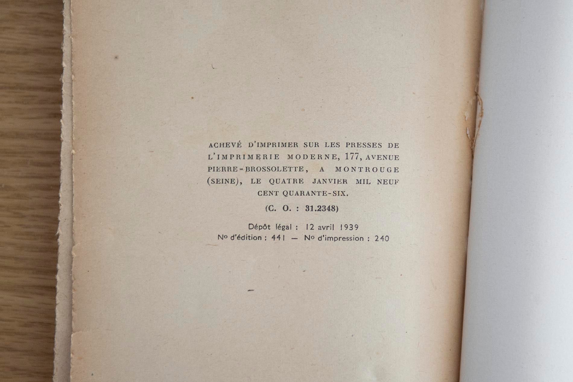 Le Mur, Jean-Paul Sartre - Edição de 1946