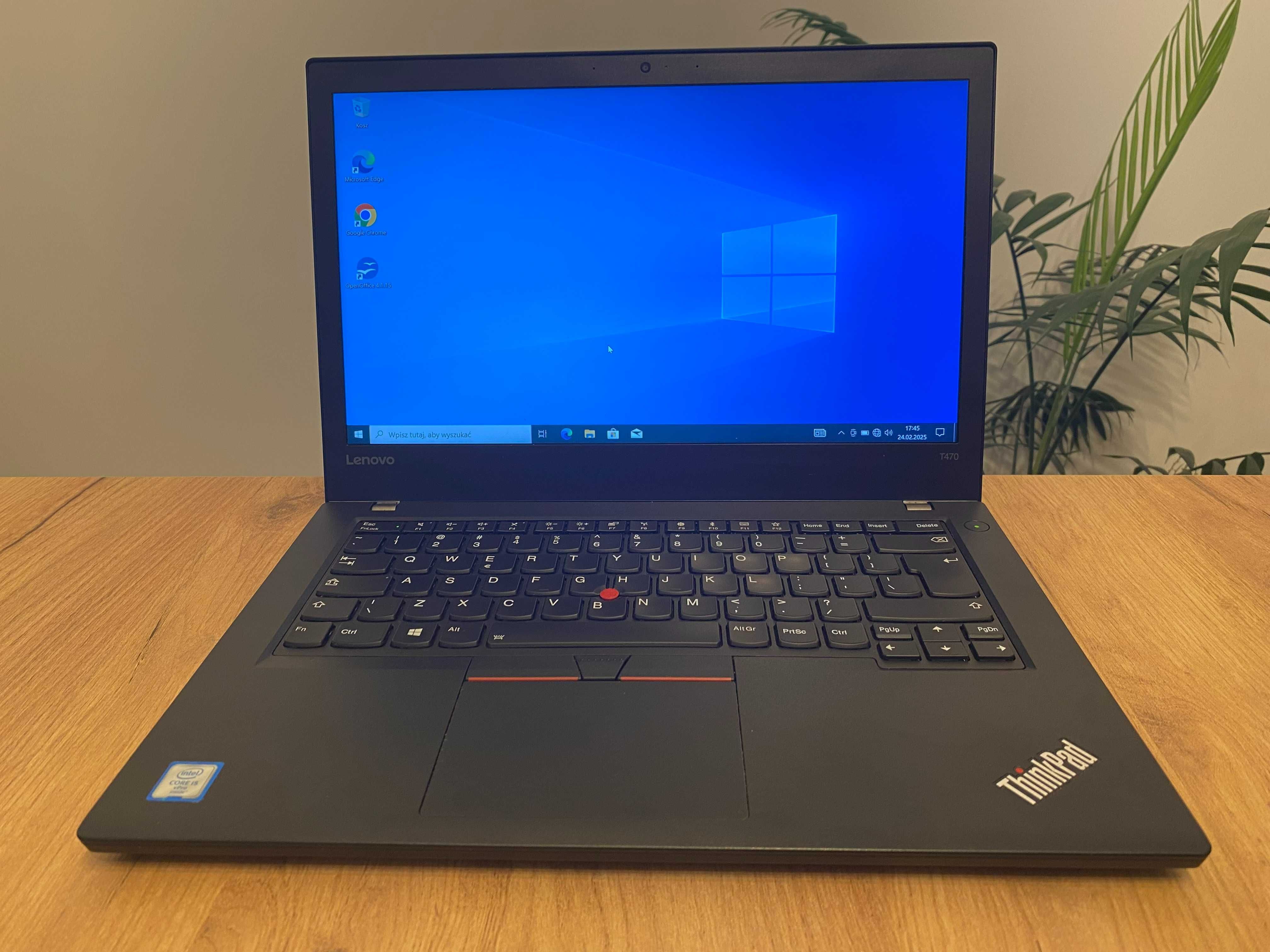 LENOVO T470 i5 16GB RAM 256GB SSD Office Windows 10 JAK NOWY
