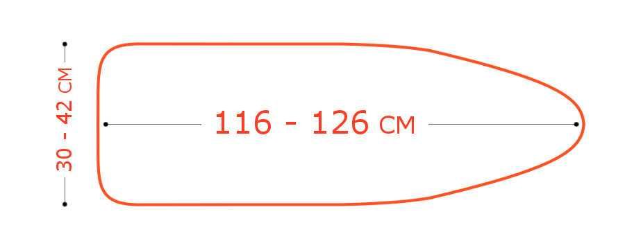 Pokrowiec Londyn na dużą deskę do prasowania z podkładem 5 mm  (M)