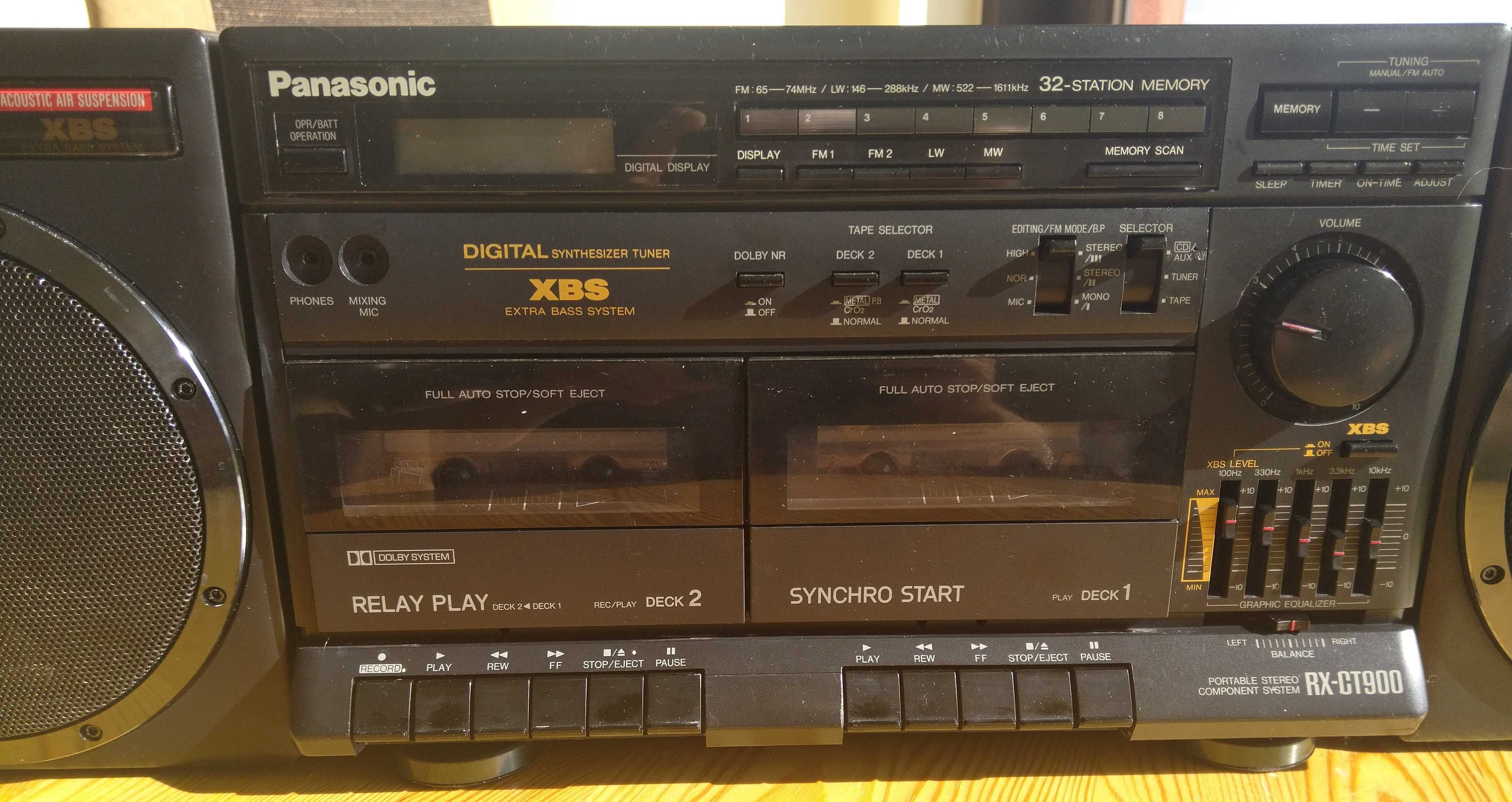Boombox Panasonic RX-CT9000 z Bluetuthem