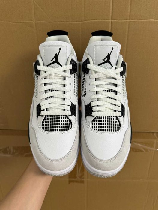ButyDamskie Jordan‍ 4‍ Retro‍ Military‍ Black‍ Uniseks Roz.40