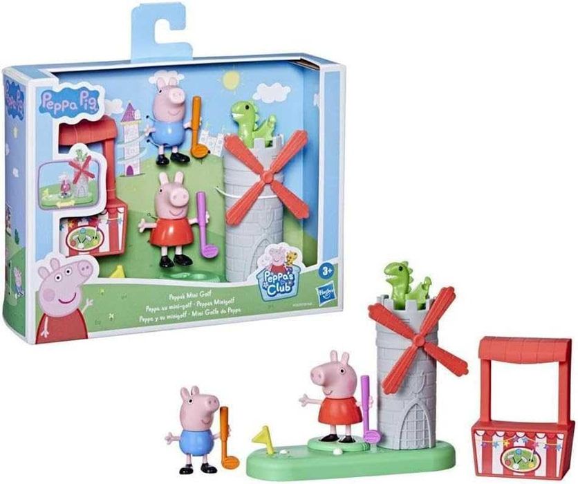 Figurki Świnka Peppa - zestaw mini golf