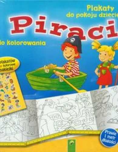 Plakaty do kolorowania - Piraci - praca zbiorowa