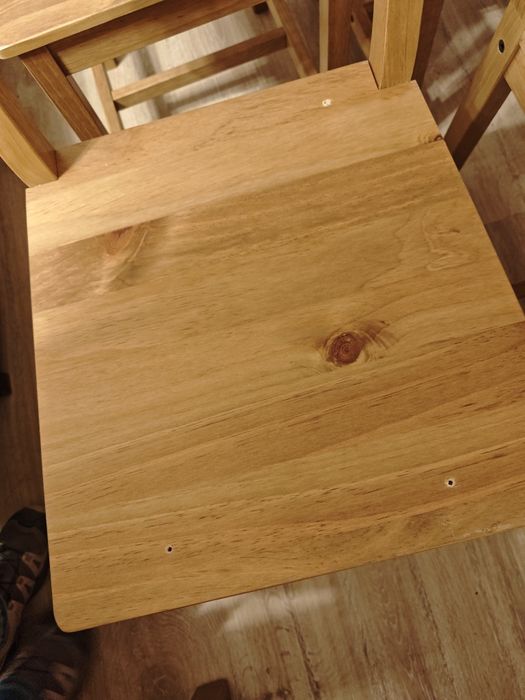 Zestaw używanych krzeseł Ikea Hägernäs