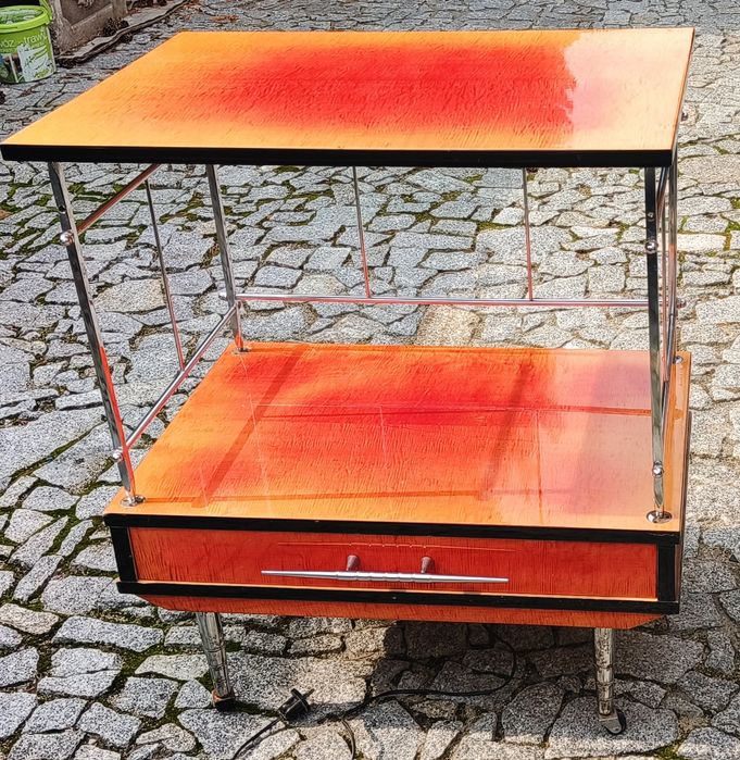 Stolik RTV lata 60/70 piękny kolor świetny design