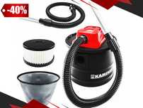 Nowy Odkurzacz Do Popiołu Przemysłowy Kaminer 1200W Filtr 20% | GRATIS