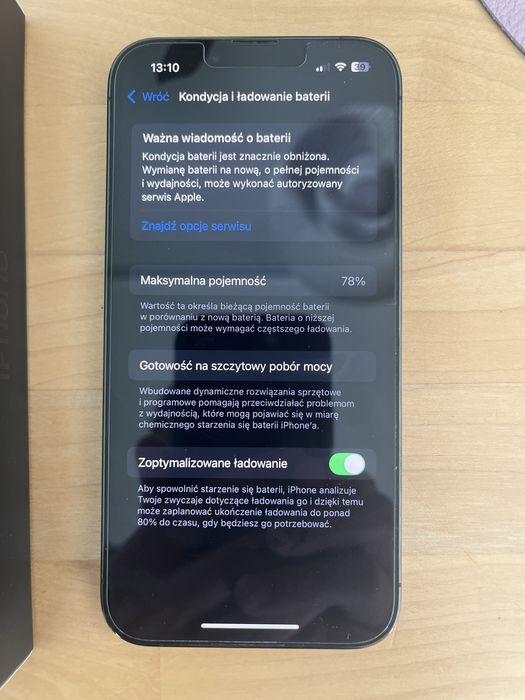 Sprzedam Iphone 13 pro 256 Polska Dystrybucja
