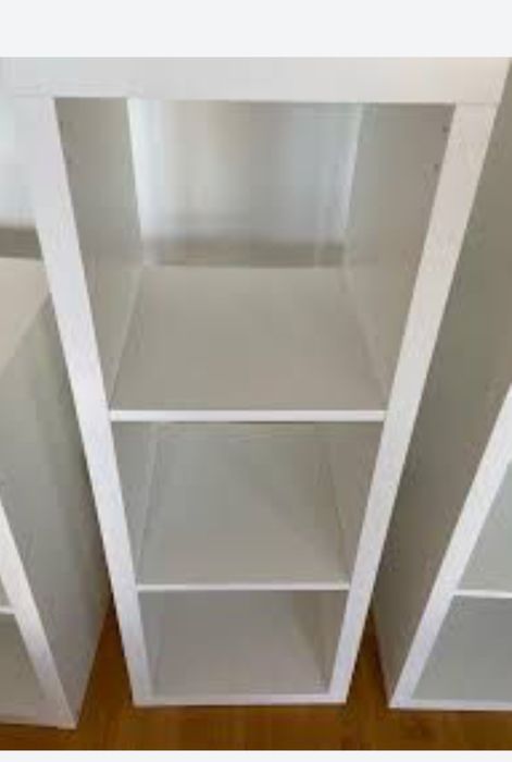 biały duży regał ikea kallax