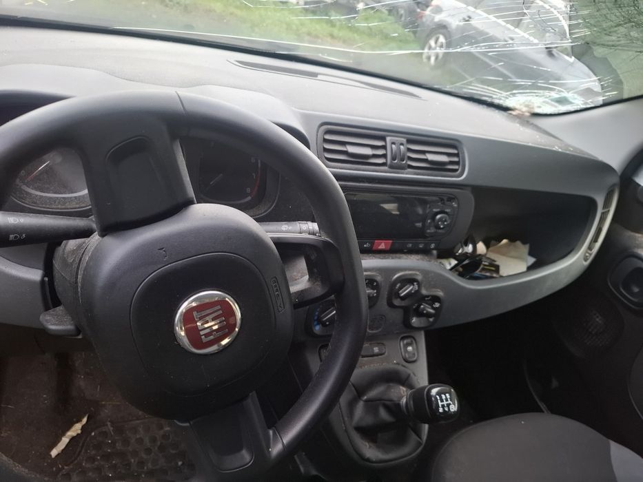 Konsola deska airbag pasy orginal fiat panda III