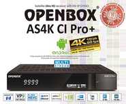 Спутниковый тюнер Openbox AS4K CI Pro+
