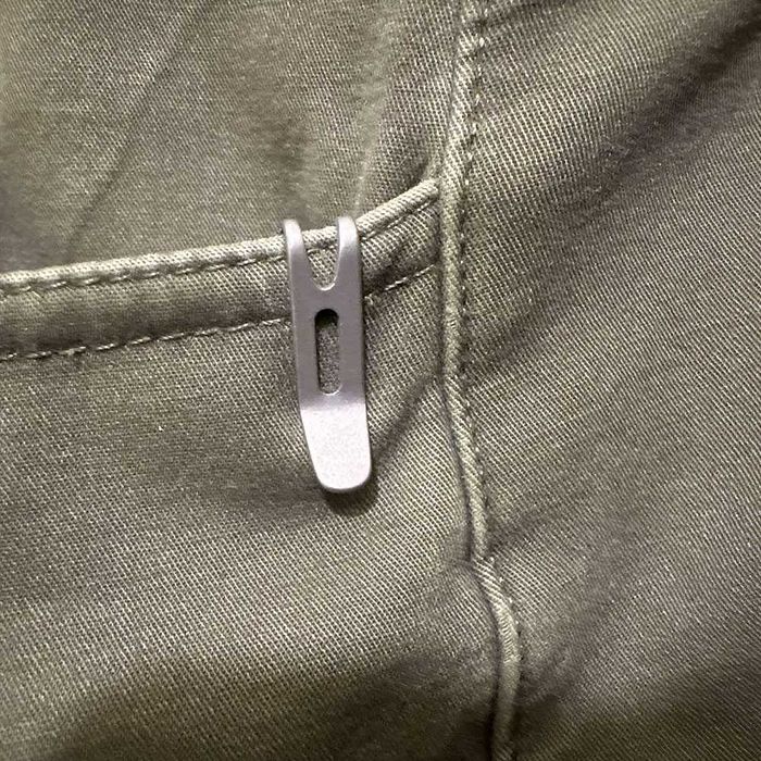 EDC Титанова кліпса затискач Advance для ключів карабін зажим брелок