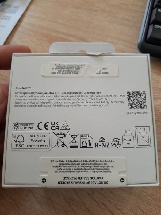 Продаю навушники SAMSUNG Galaxy Buds3 (SM-R530NZWASEK)