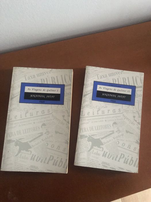 Dois Livros As viagens de Guliver I e II